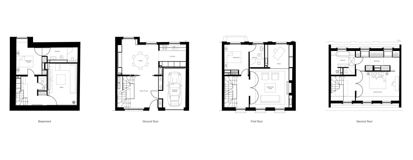 Mews House Floor Plan