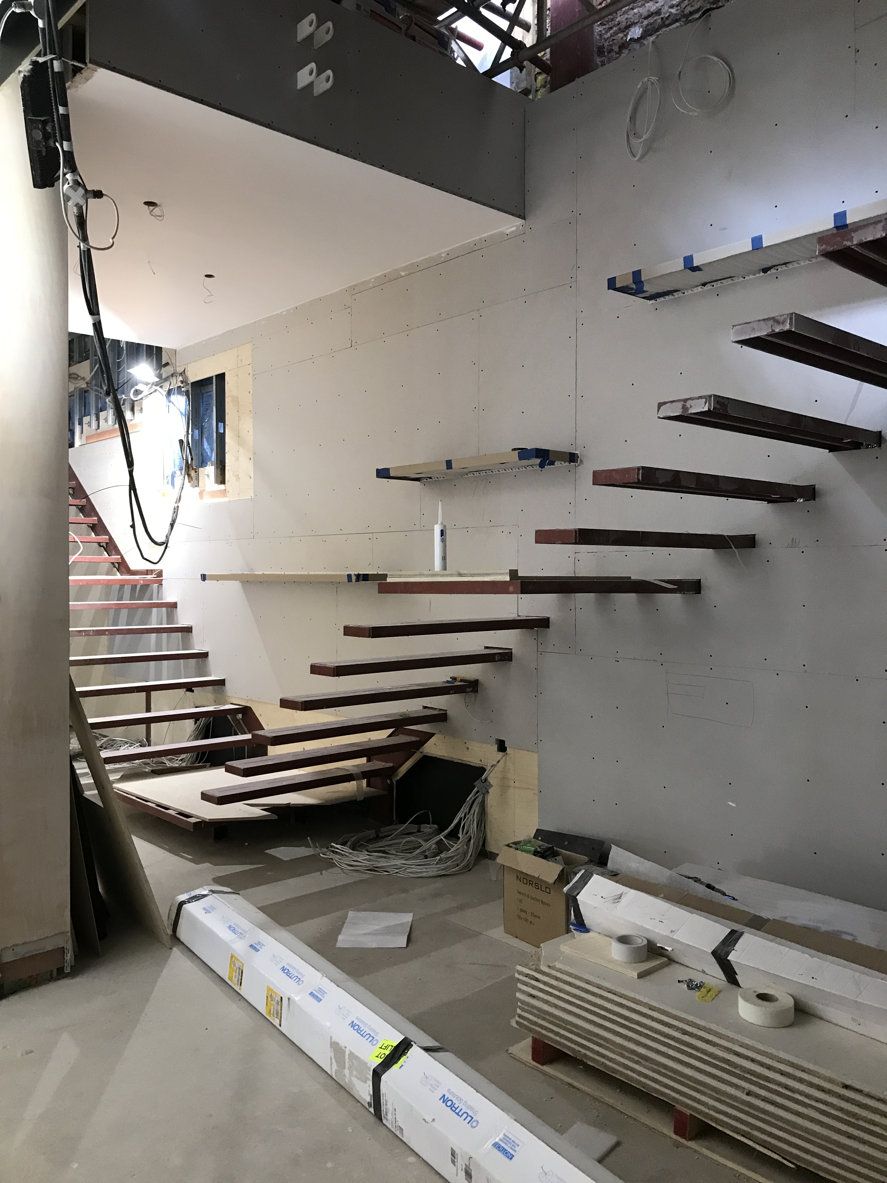 Construction Work, staircases, Chelsea Rodic Davidson Architects 2