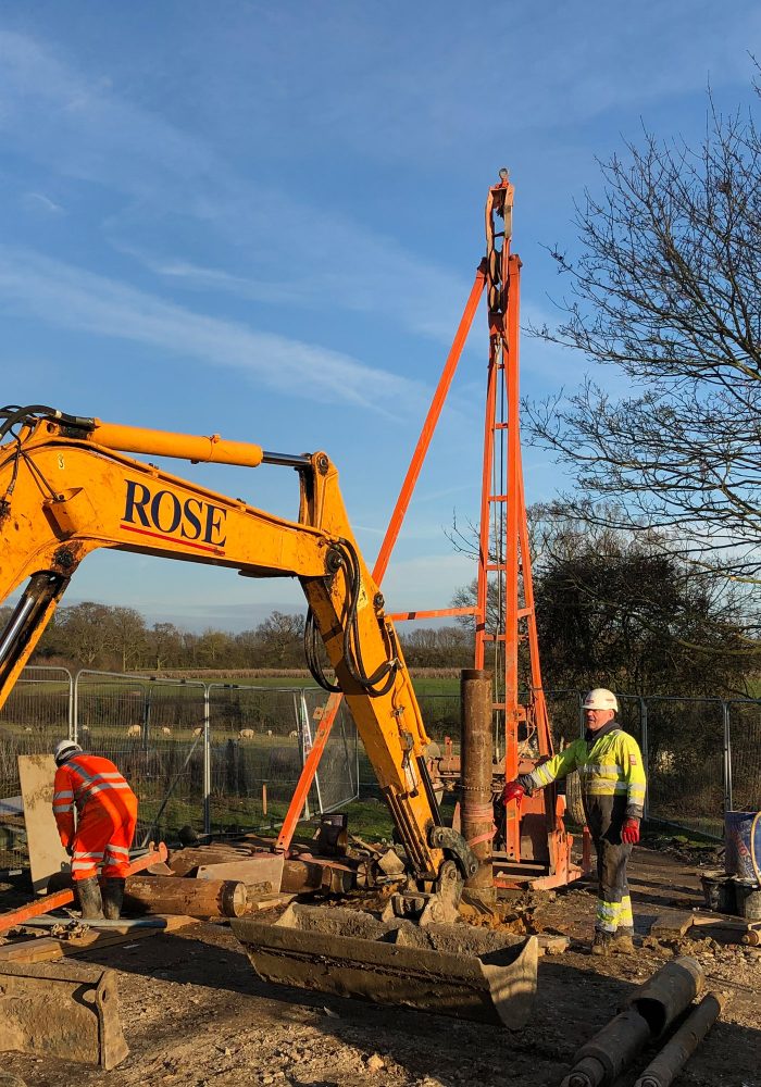Boreholes for Ground Source Heat Pump at farm renovation