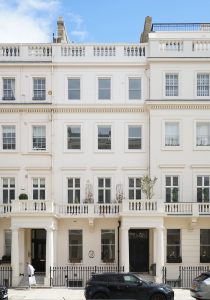 A white Belgravia Listed 19th Century Regency Townhouse